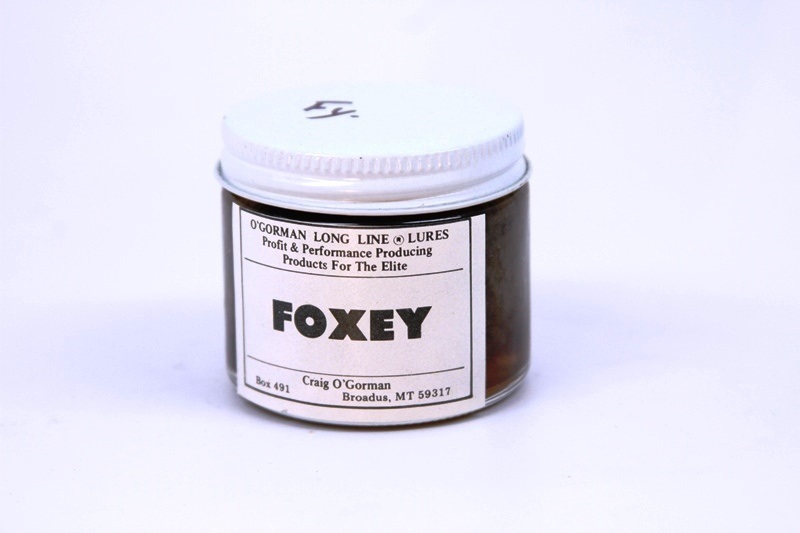 Foxy - Red Fox Gland Lures -  O'Gormans Lures - 2 Ounce Jar