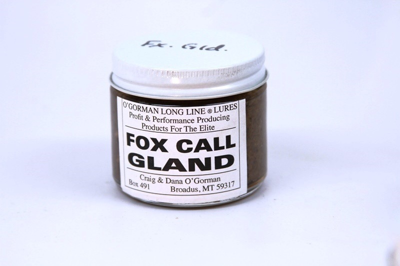 Red Fox Gland Lure -  O'Gormans Lures - 2 Ounce Jar