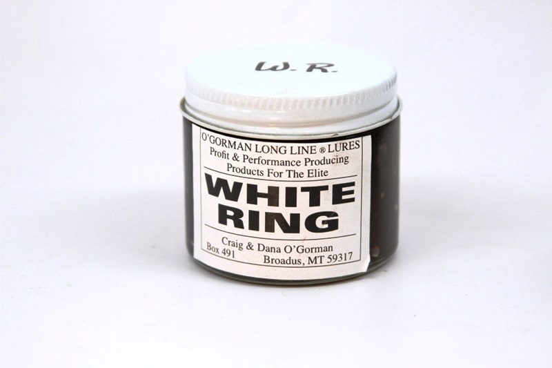 White Ring -  O'Gormans Lures - 2 Ounce Jar