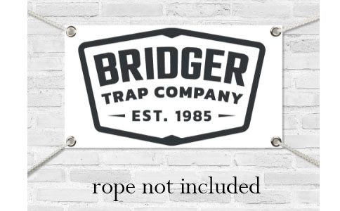 Bridger Trap Co. Banner - 1.7' x 3'