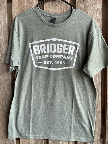 Bridger Traps - Heather Military Green  T-Shirt