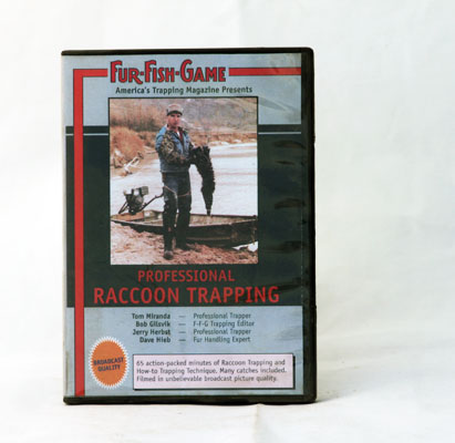 Professional Raccoon Trapping - Fur Fish & Game - DVD