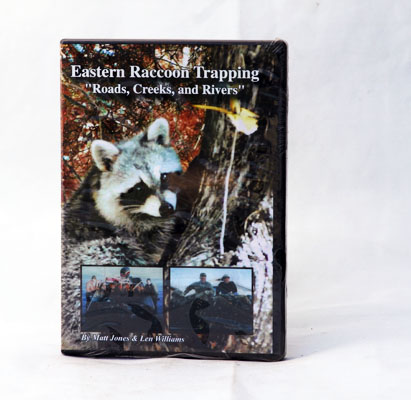Eastern Raccoon Trapping - Roads, Creeks & Rivers - Jones & Williams - DVD