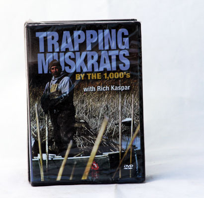 Trapping Muskrats by the 1,000's - Rich Kaspar - DVD